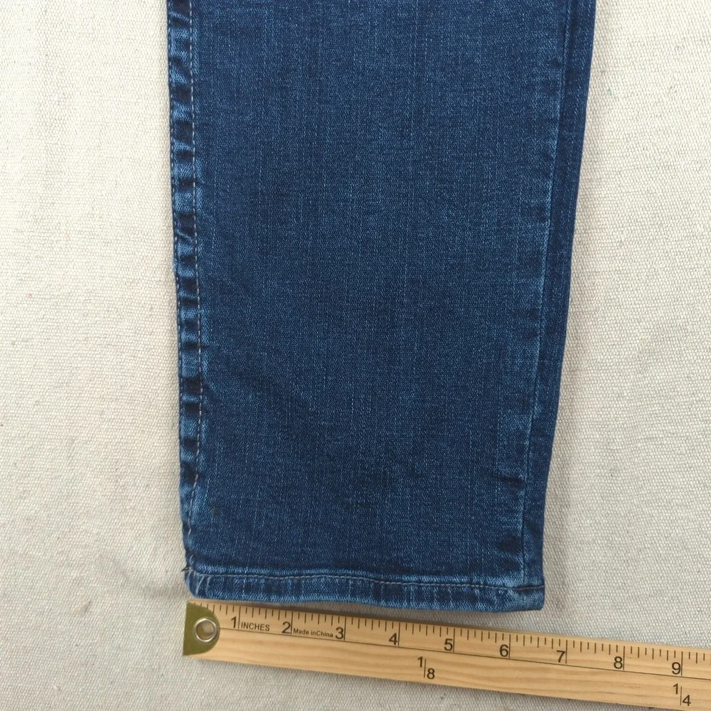 True Religion Jeans Mens 36x32 Blue Rocco Relaxed Skinny Dark Wash